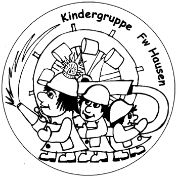 Kindergruppe der Feuerwehr Hausen Logo